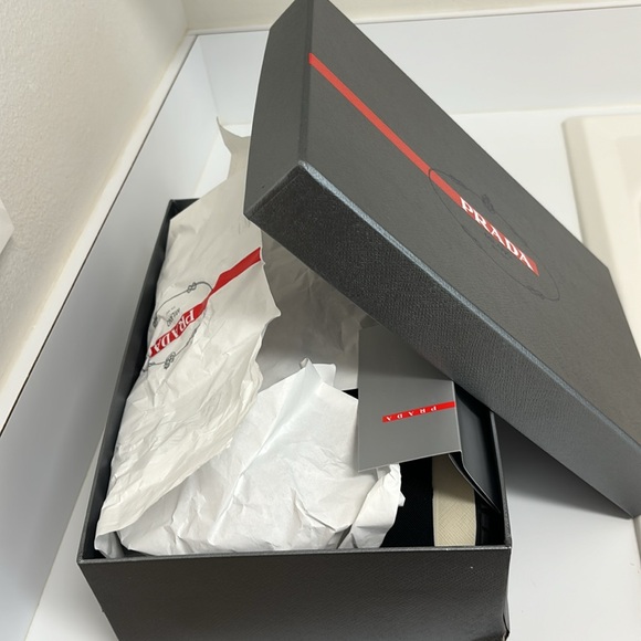 PRADA NYLON SLIDE ON SNEAKER - Picture 4 of 12